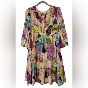 Trina Turk Colorful Floral Mini Dress